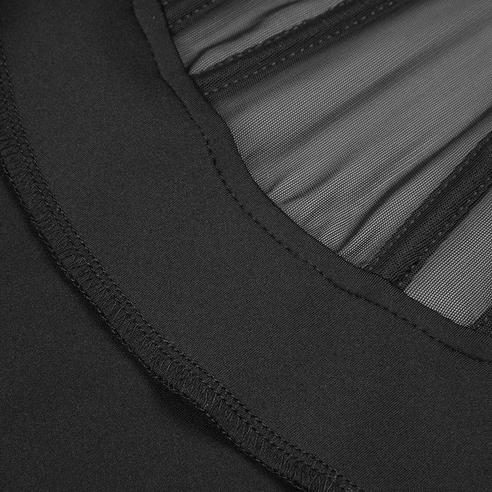 Elegantes Bandage-Maxikleid mit Diamanten – Bodenlang & Quadratkragen