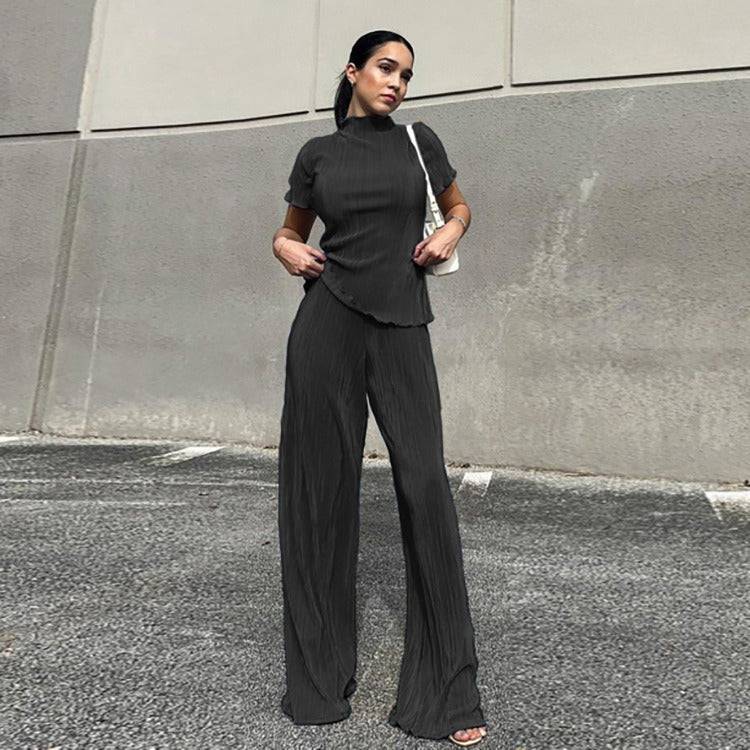 Elegantes Bandage-Maxikleid mit Diamanten – Bodenlang & Quadratkragen