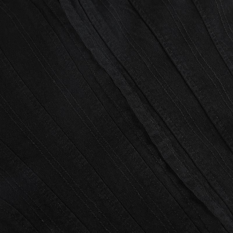 Elegantes Bandage-Maxikleid mit Diamanten – Bodenlang & Quadratkragen