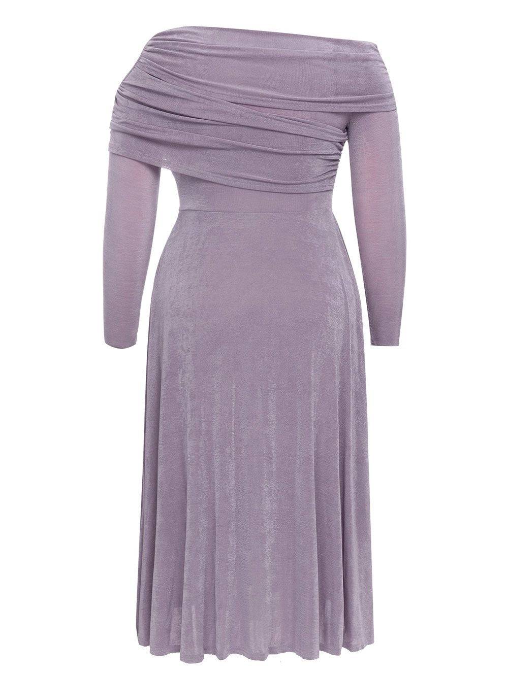 Elegantes Bandage-Maxikleid mit Diamanten – Bodenlang & Quadratkragen