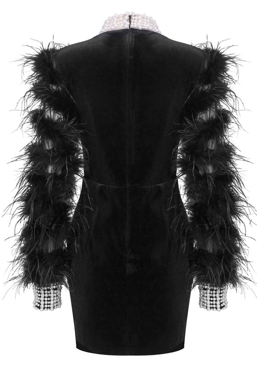 Elegantes Bandage-Maxikleid mit Diamanten – Bodenlang & Quadratkragen