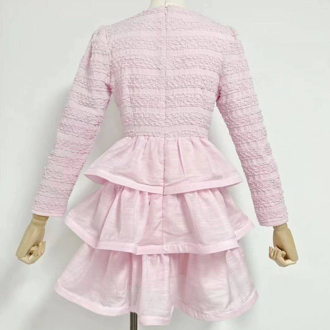 Elegantes Bandage-Maxikleid mit Diamanten – Bodenlang & Quadratkragen