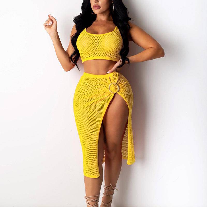 Elegantes Bandage-Maxikleid mit Diamanten – Bodenlang & Quadratkragen