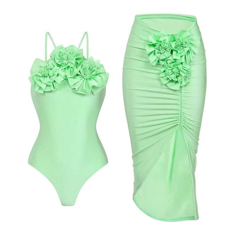 Elegantes Bandage-Maxikleid mit Diamanten – Bodenlang & Quadratkragen