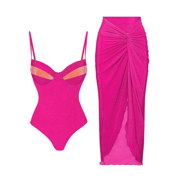 Elegantes Bandage-Maxikleid mit Diamanten – Bodenlang & Quadratkragen