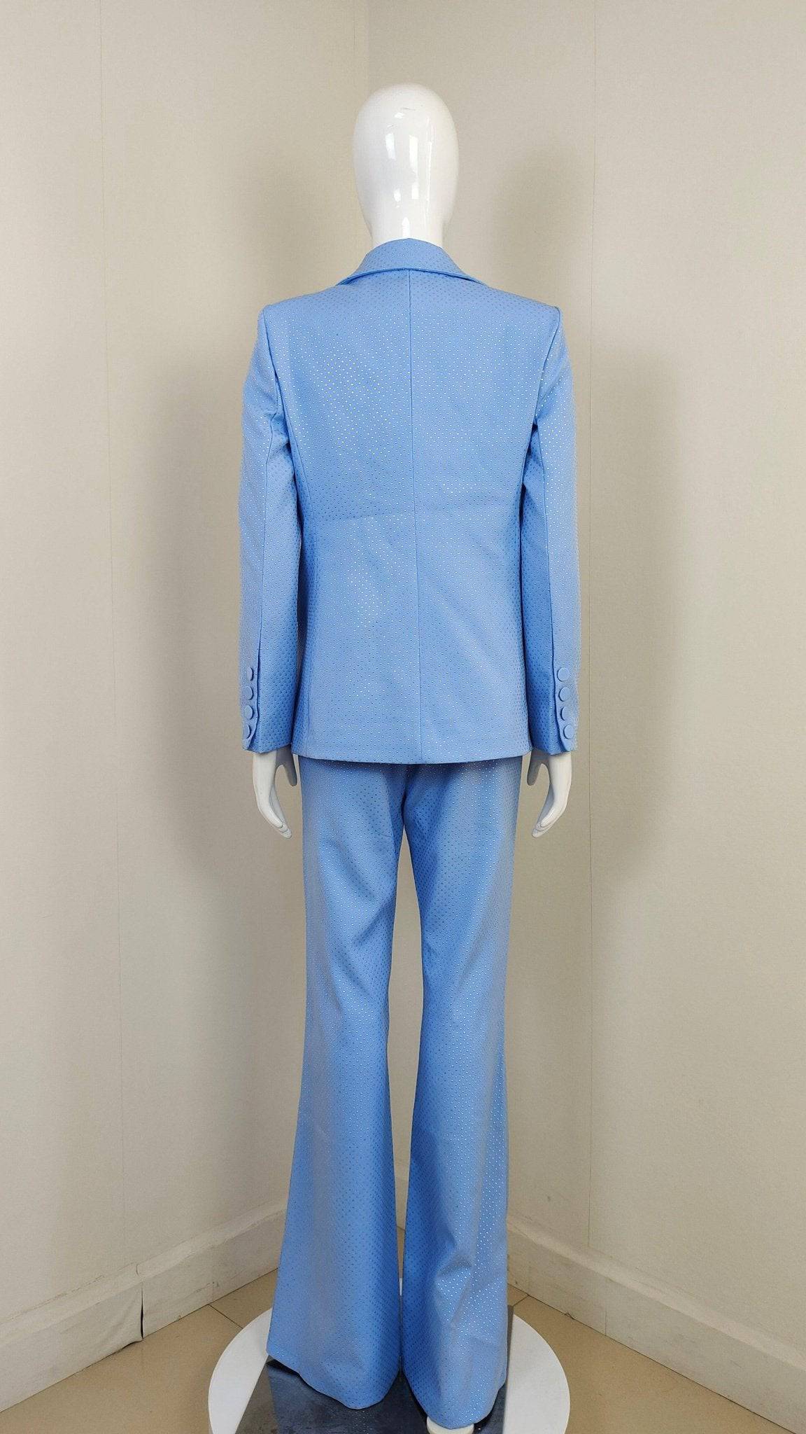 Elegantes Bandage-Maxikleid mit Diamanten – Bodenlang & Quadratkragen