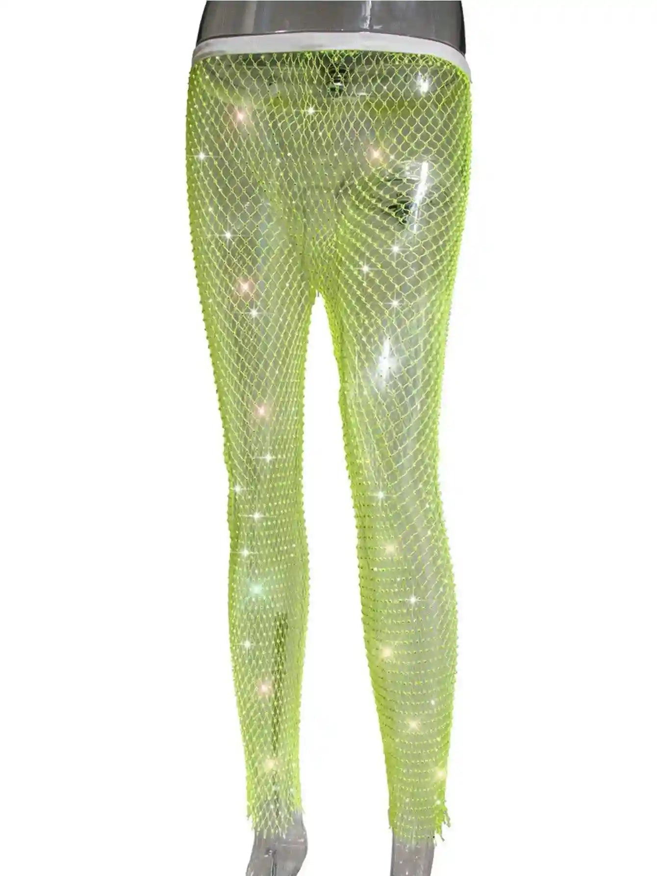 Elegantes Bandage-Maxikleid mit Diamanten – Bodenlang & Quadratkragen