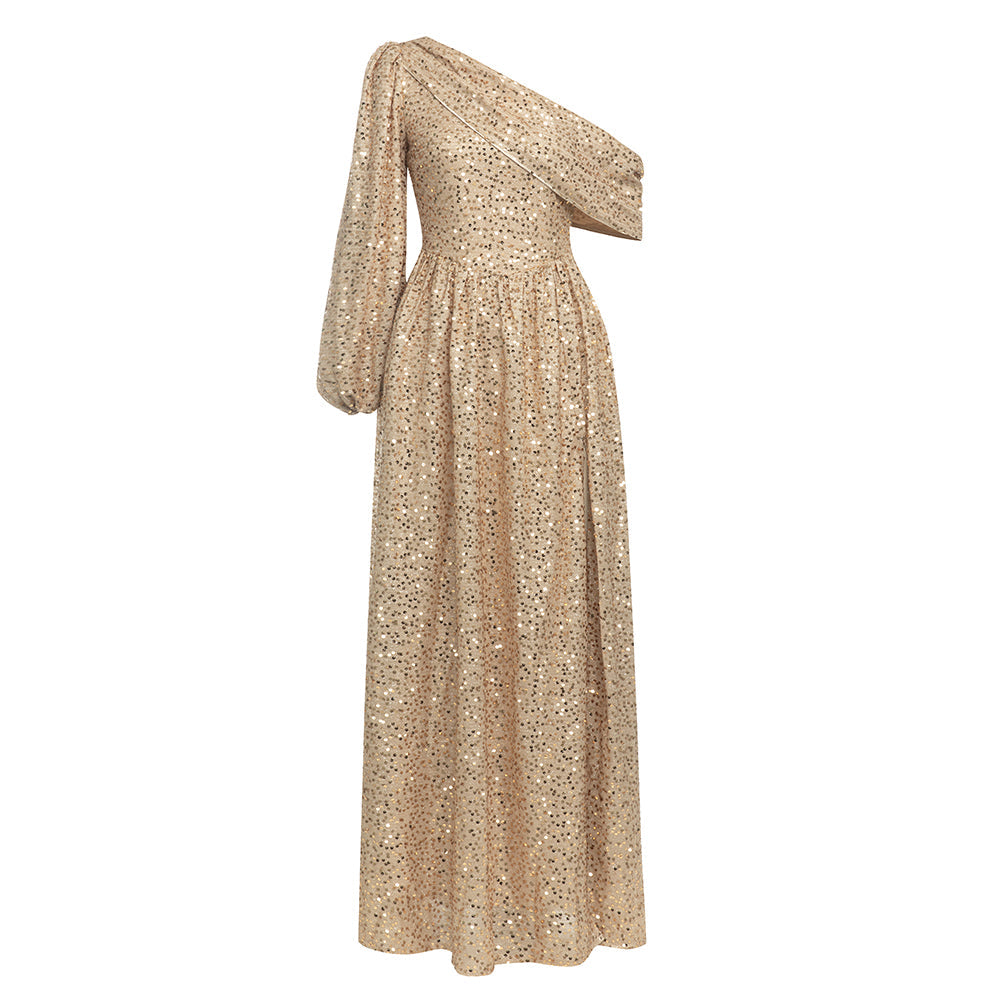 Produktbild von Elegantes Bandage-Maxikleid mit Diamanten – Bodenlang & Quadratkragen in xs, erhältlich bei Hot Fashionista