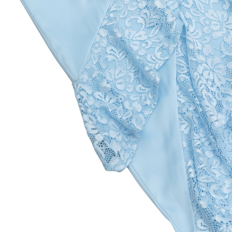 Elegantes Bandage-Maxikleid mit Diamanten – Bodenlang & Quadratkragen