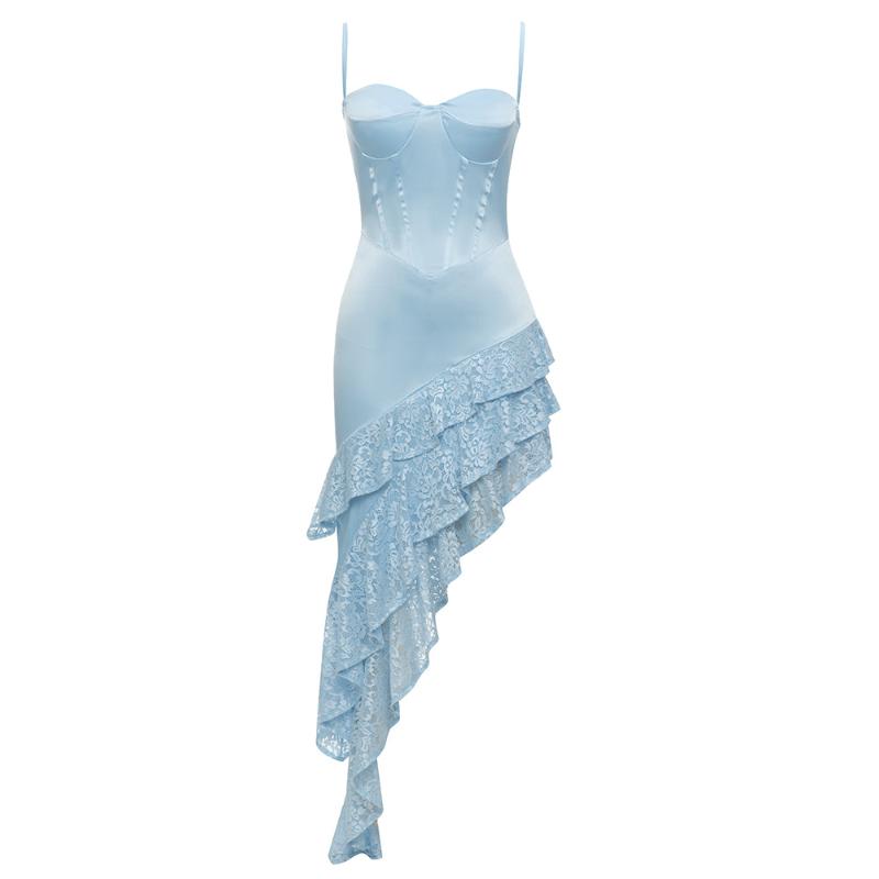 Produktbild von Elegantes Bandage-Maxikleid mit Diamanten – Bodenlang & Quadratkragen in xs-1, erhältlich bei Hot Fashionista