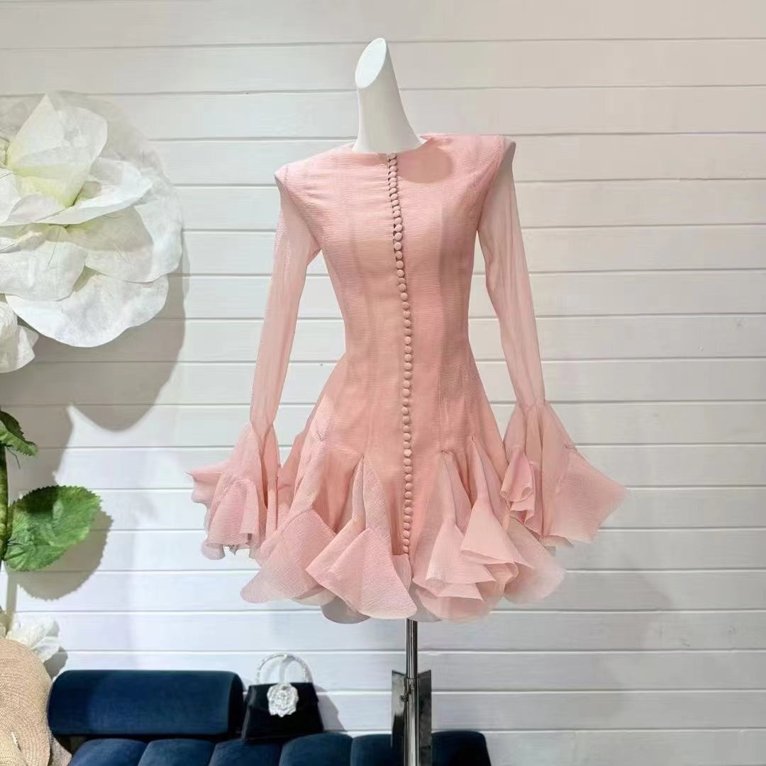 Elegantes Bandage-Maxikleid mit Diamanten – Bodenlang & Quadratkragen