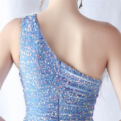 Elegantes Bandage-Maxikleid mit Diamanten – Bodenlang & Quadratkragen