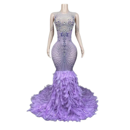 Produktbild von Elegantes Bandage-Maxikleid mit Diamanten – Bodenlang & Quadratkragen in xs, erhältlich bei Hot Fashionista