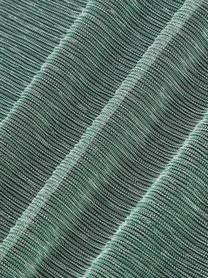 Elegantes Bandage-Maxikleid mit Diamanten – Bodenlang & Quadratkragen