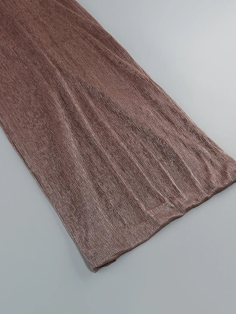 Elegantes Bandage-Maxikleid mit Diamanten – Bodenlang & Quadratkragen