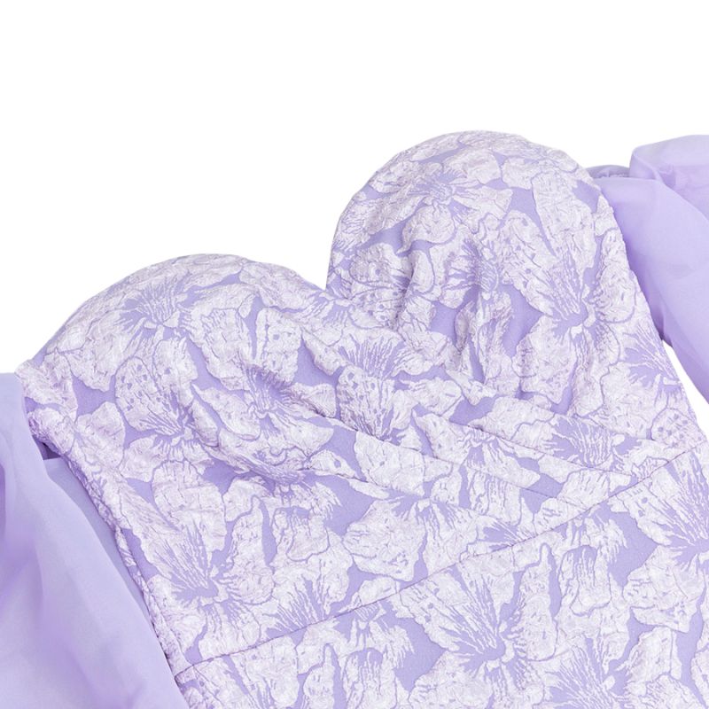 Elegantes Bandage-Maxikleid mit Diamanten – Bodenlang & Quadratkragen
