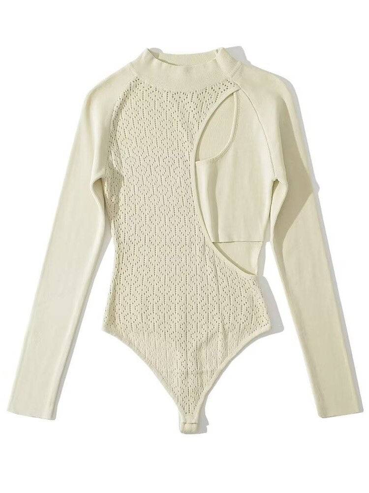 Elegantes Bandage-Maxikleid mit Diamanten – Bodenlang & Quadratkragen