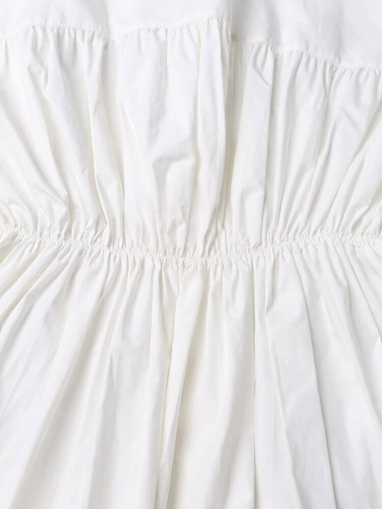 Elegantes Bandage-Maxikleid mit Diamanten – Bodenlang & Quadratkragen
