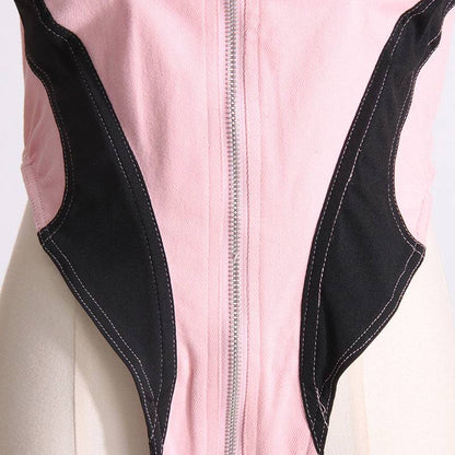 Elegantes Bandage-Maxikleid mit Diamanten – Bodenlang & Quadratkragen