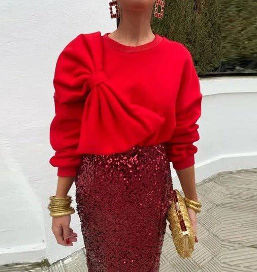 Elegantes Bandage-Maxikleid mit Diamanten – Bodenlang & Quadratkragen