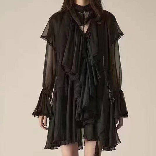 Produktbild von Elegantes Bandage-Maxikleid mit Diamanten – Bodenlang & Quadratkragen in Black, erhältlich bei Hot Fashionista