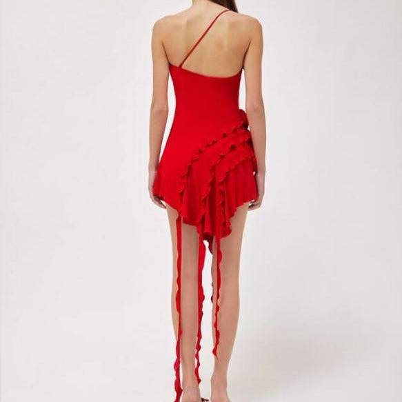 Elegantes Bandage-Maxikleid mit Diamanten – Bodenlang & Quadratkragen