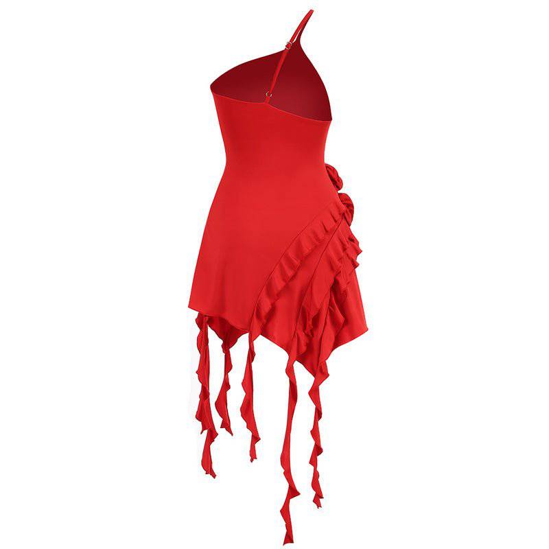 Elegantes Bandage-Maxikleid mit Diamanten – Bodenlang & Quadratkragen