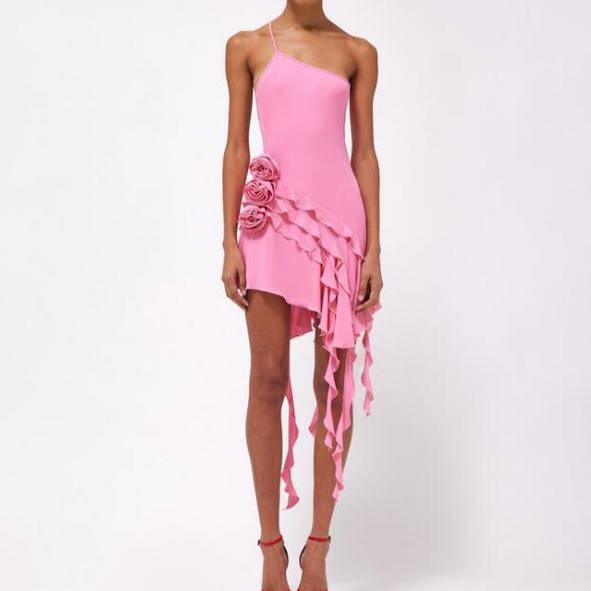 Elegantes Bandage-Maxikleid mit Diamanten – Bodenlang & Quadratkragen