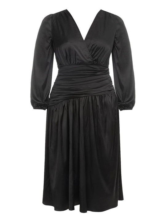 Produktbild von Elegantes Bandage-Maxikleid mit Diamanten – Bodenlang & Quadratkragen in S, erhältlich bei Hot Fashionista