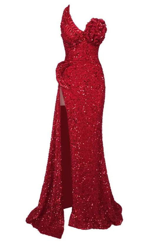 Produktbild von Elegantes Bandage-Maxikleid mit Diamanten – Bodenlang & Quadratkragen in s, erhältlich bei Hot Fashionista