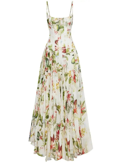 Elegantes Bandage-Maxikleid mit Diamanten – Bodenlang & Quadratkragen