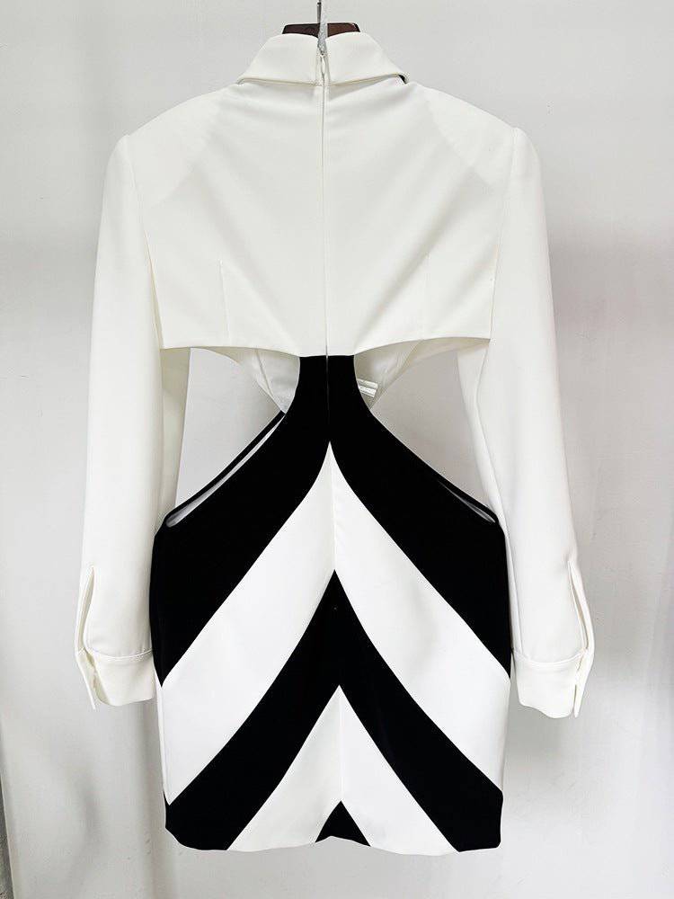 Elegantes Bandage-Maxikleid mit Diamanten – Bodenlang & Quadratkragen