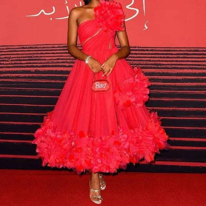 Elegantes Bandage-Maxikleid mit Diamanten – Bodenlang & Quadratkragen