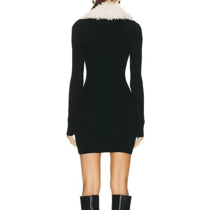 Elegantes Bandage-Maxikleid mit Diamanten – Bodenlang & Quadratkragen