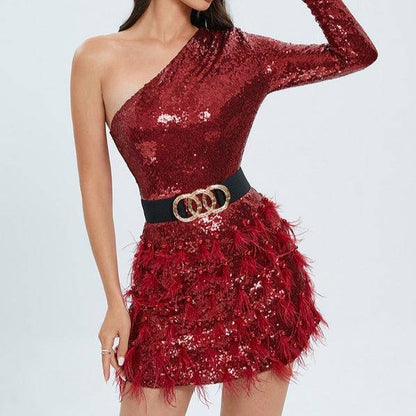 Produktbild von Elegantes Bandage-Maxikleid mit Diamanten – Bodenlang & Quadratkragen in S, erhältlich bei Hot Fashionista