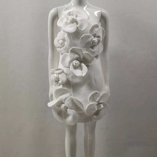 Produktbild von Elegantes Bandage-Maxikleid mit Diamanten – Bodenlang & Quadratkragen in S, erhältlich bei Hot Fashionista