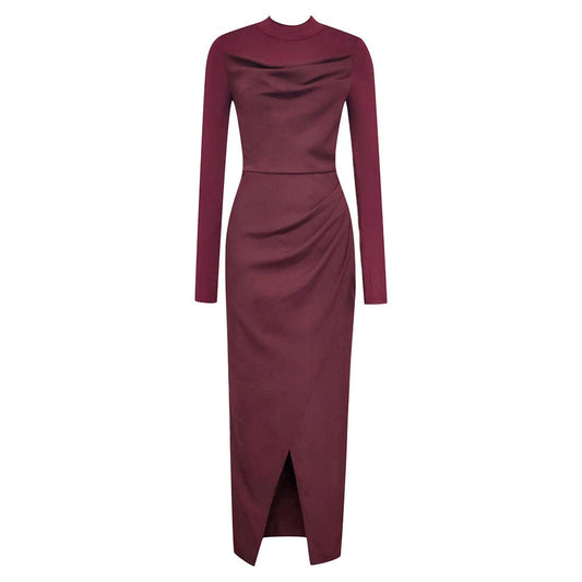 Produktbild von Elegantes Bandage-Maxikleid mit Diamanten – Bodenlang & Quadratkragen in xs, erhältlich bei Hot Fashionista