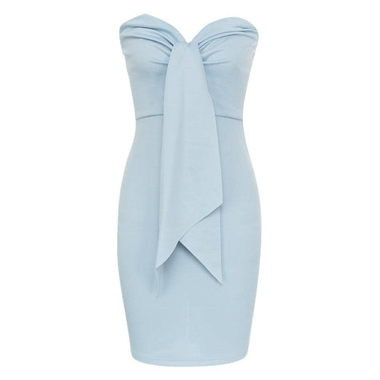 Produktbild von Elegantes Bandage-Maxikleid mit Diamanten – Bodenlang & Quadratkragen in xs, erhältlich bei Hot Fashionista