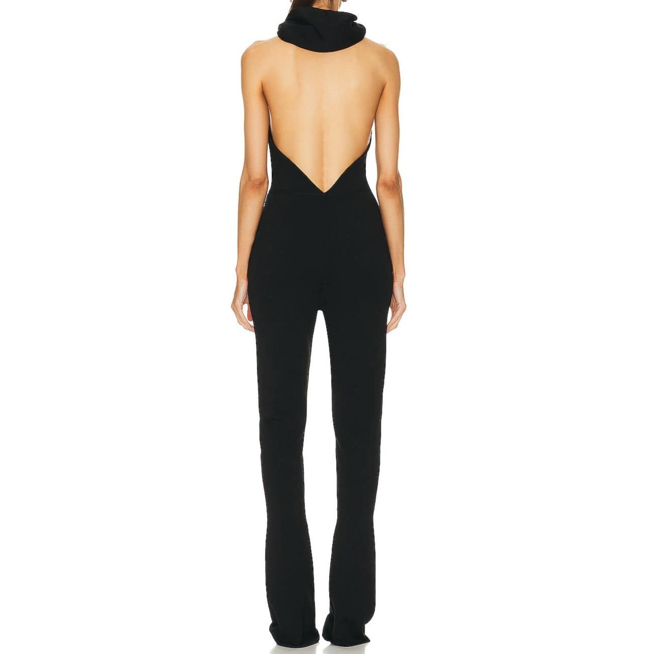 Elegantes Bandage-Maxikleid mit Diamanten – Bodenlang & Quadratkragen