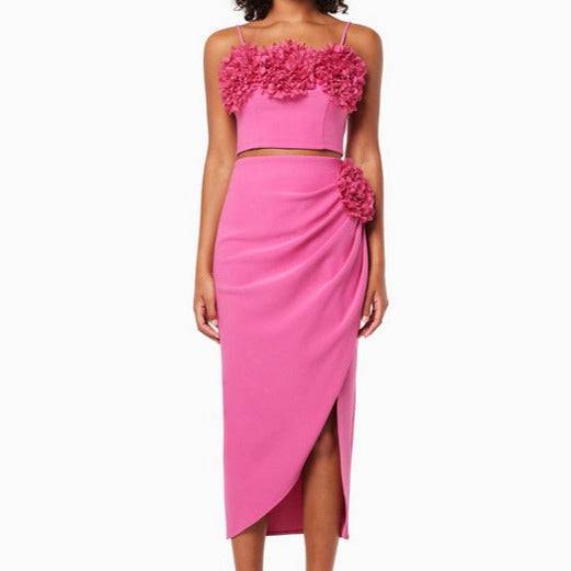 Produktbild von Elegantes Bandage-Maxikleid mit Diamanten – Bodenlang & Quadratkragen in S, erhältlich bei Hot Fashionista