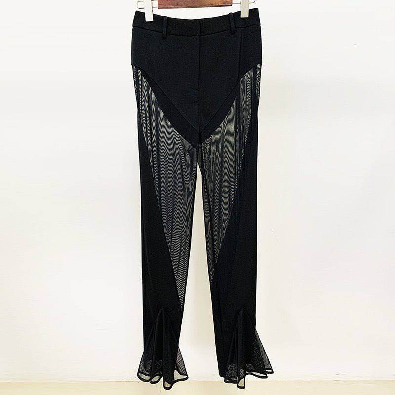 Elegantes Bandage-Maxikleid mit Diamanten – Bodenlang & Quadratkragen