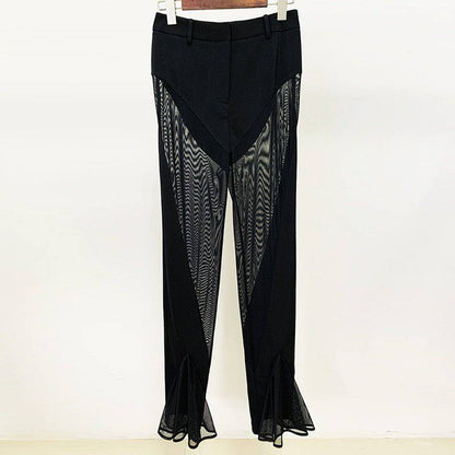 Elegantes Bandage-Maxikleid mit Diamanten – Bodenlang & Quadratkragen