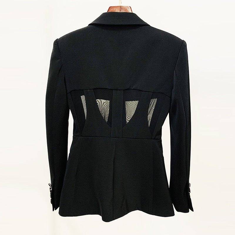 Elegantes Bandage-Maxikleid mit Diamanten – Bodenlang & Quadratkragen