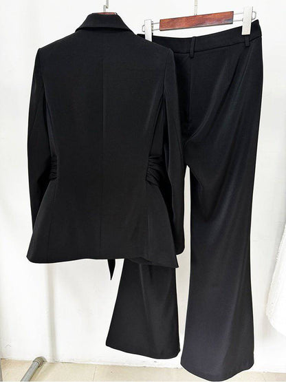 Elegantes Bandage-Maxikleid mit Diamanten – Bodenlang & Quadratkragen