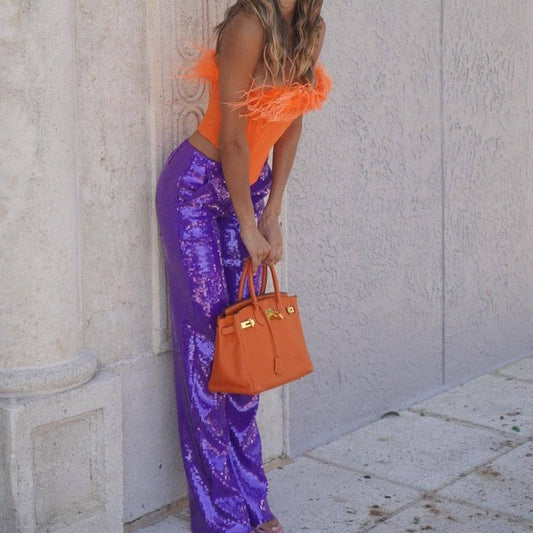 Produktbild von Elegantes Bandage-Maxikleid mit Diamanten – Bodenlang & Quadratkragen in XS, erhältlich bei Hot Fashionista