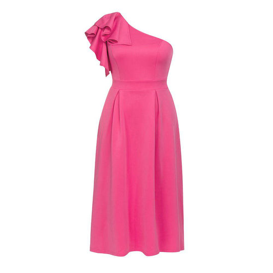 Produktbild von Elegantes Bandage-Maxikleid mit Diamanten – Bodenlang & Quadratkragen in s, erhältlich bei Hot Fashionista