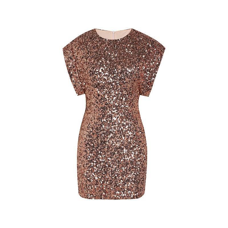Elegantes Bandage-Maxikleid mit Diamanten – Bodenlang & Quadratkragen