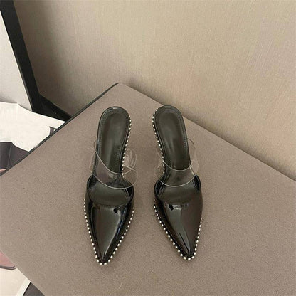 Produktbild von Elegantes Bandage-Maxikleid mit Diamanten – Bodenlang & Quadratkragen in Black, erhältlich bei Hot Fashionista