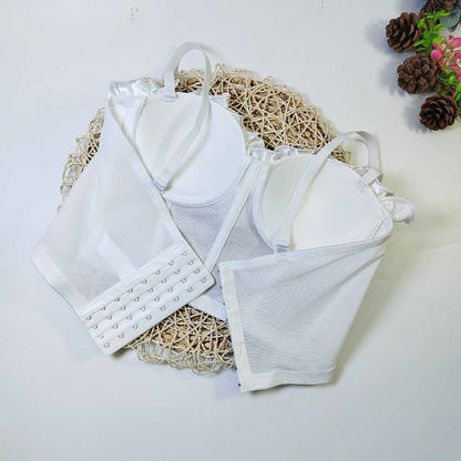 Elegantes Bandage-Maxikleid mit Diamanten – Bodenlang & Quadratkragen