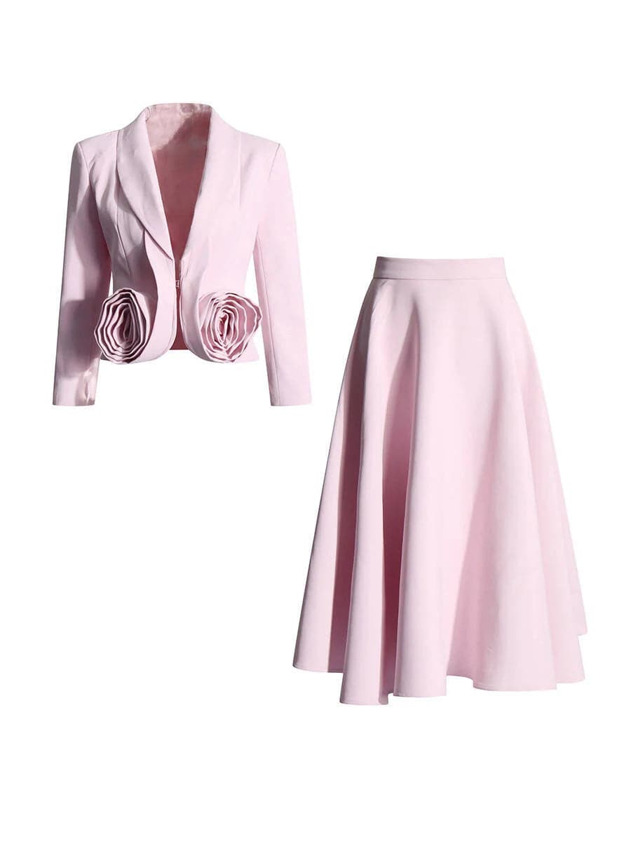 Produktbild von Elegantes Bandage-Maxikleid mit Diamanten – Bodenlang & Quadratkragen in pink, erhältlich bei Hot Fashionista